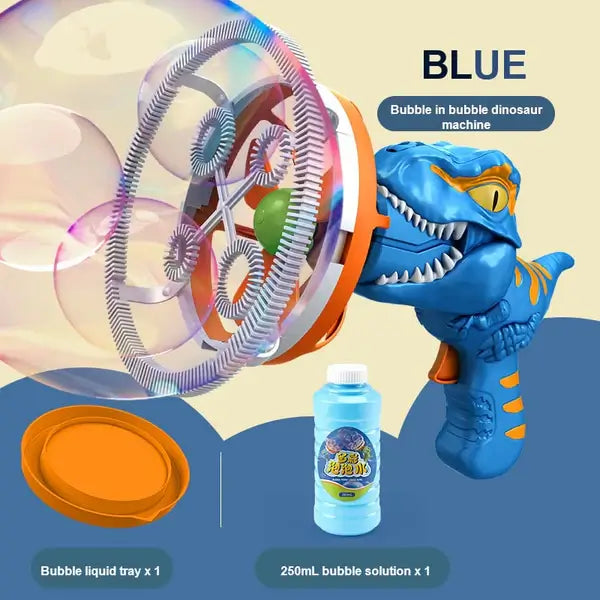 Rechargeable Bubble Blaster Machine Toy ( AAA Batteries with Charger Included )