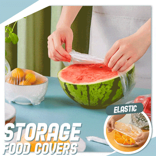 Reusable Elastic Food Storage Covers (100 PCS)