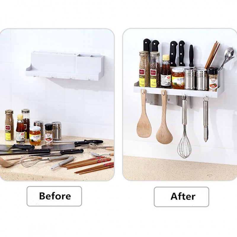 Multifunction Self Adhesive Kitchen Storage Rack