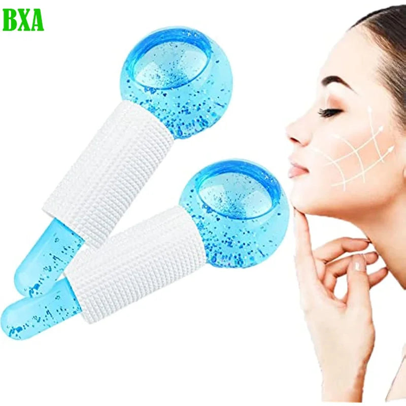 Beauty Face Crystal Ice Ball Facial Massager