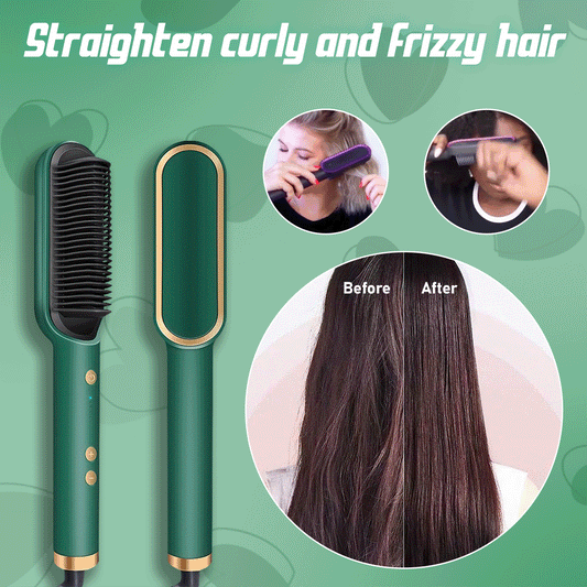 Professional Anti Scaled Hair Straightener Brush