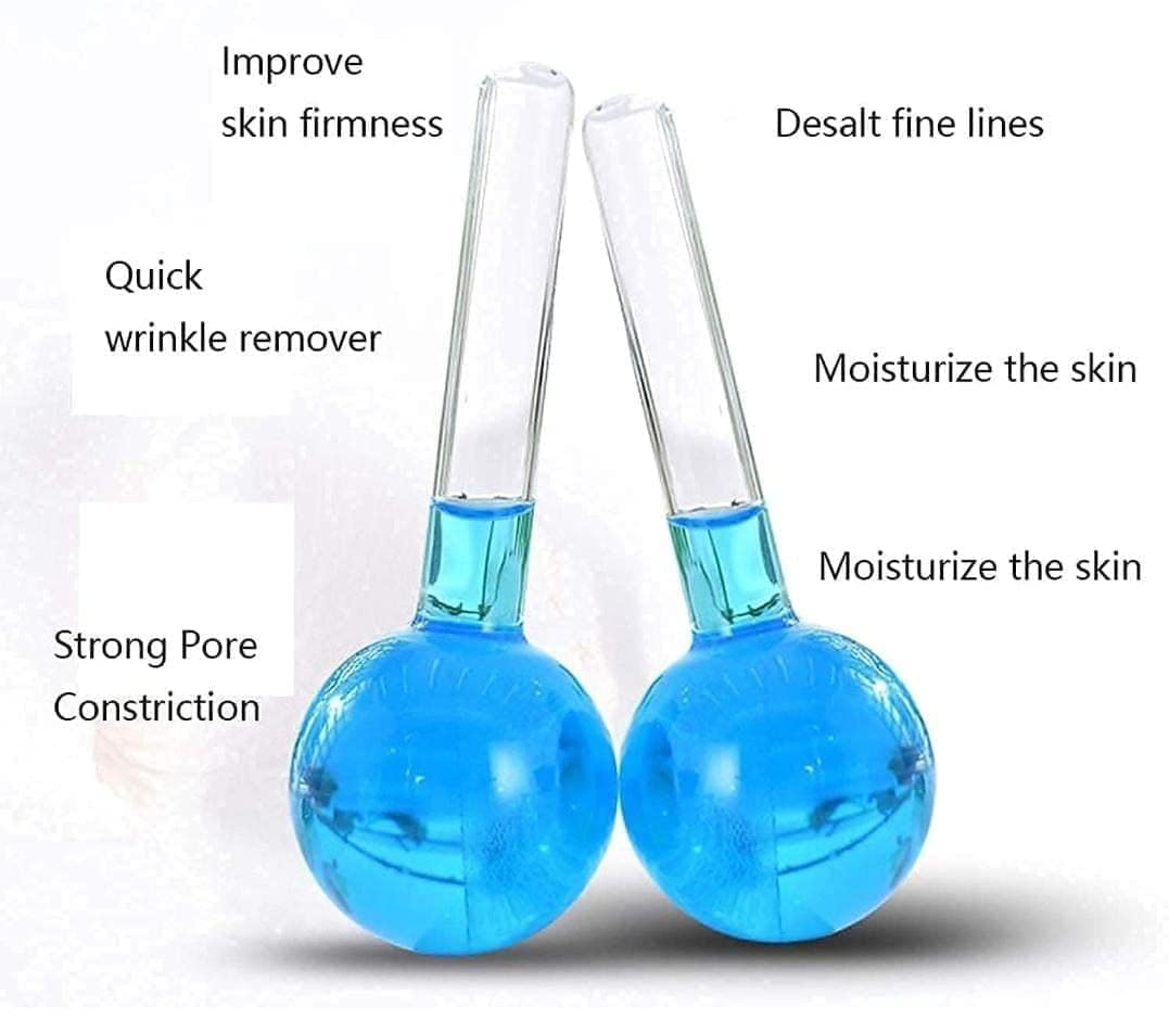 Beauty Face Crystal Ice Ball Facial Massager