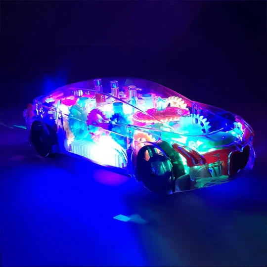 Concept Transparent Racing Car Toy With Music