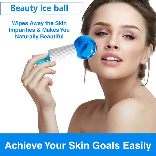 Beauty Face Crystal Ice Ball Facial Massager