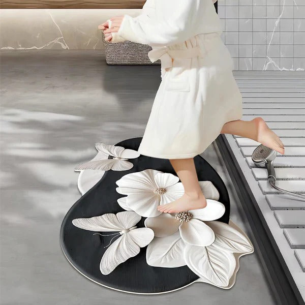 FlowerFusion 3D Floor Mat ( Big Size )