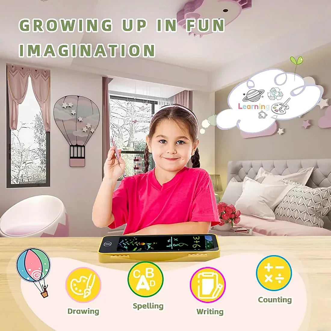 Kids’ LED Drawing Pen Case – Creative Light-Up Art Toy!