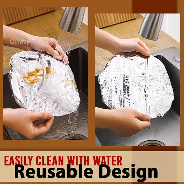Reusable Aluminum Foil Food Wrap Covers