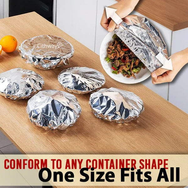 Reusable Aluminum Foil Food Wrap Covers