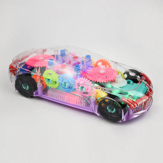 Concept Transparent Racing Car Toy With Music
