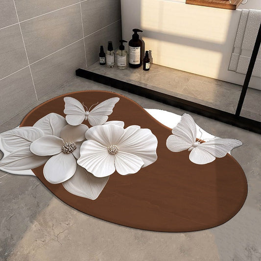 FlowerFusion 3D Floor Mat ( Big Size )