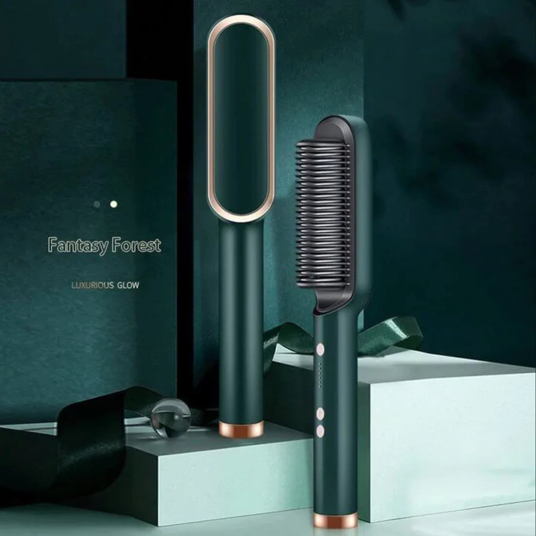 Professional Anti Scaled Hair Straightener Brush