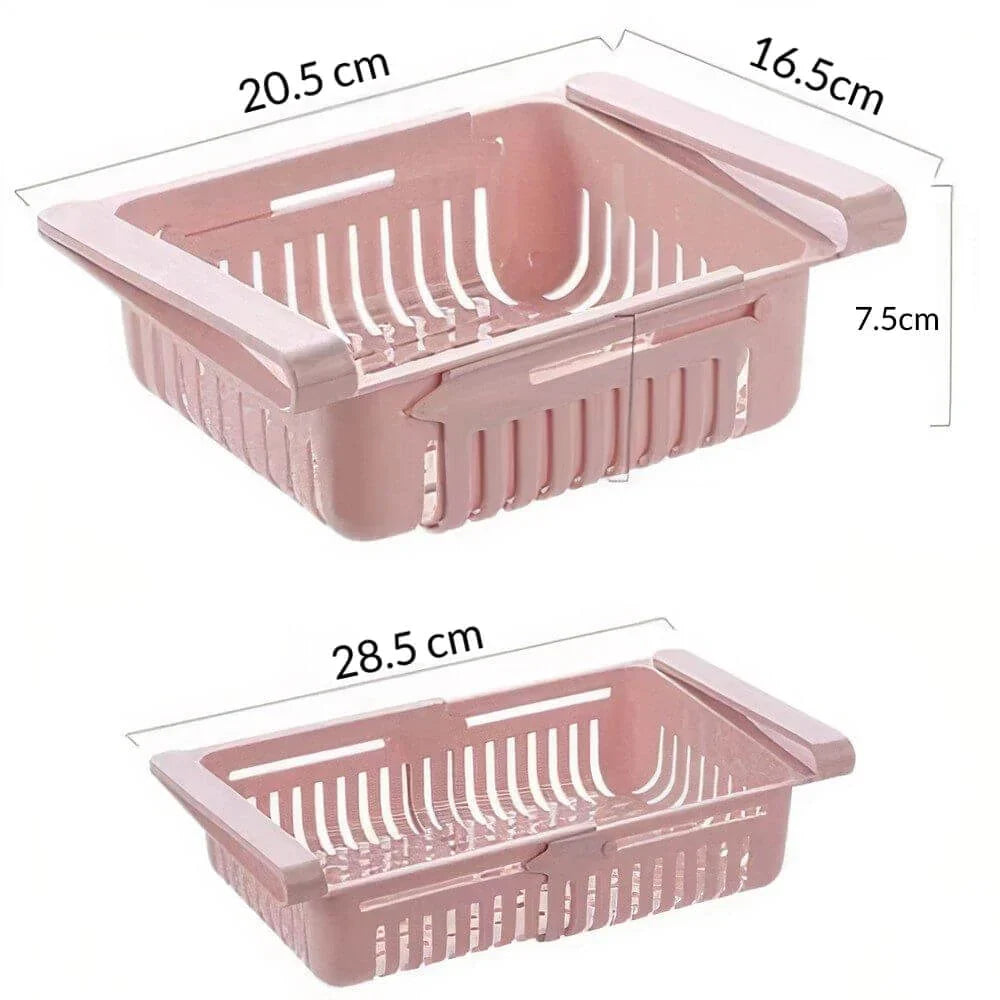 Adjustable Fridge Storage Basket