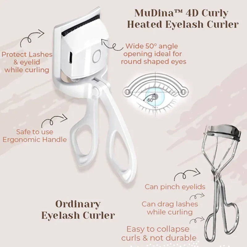 Rechargeable Heated Eyelash Curler