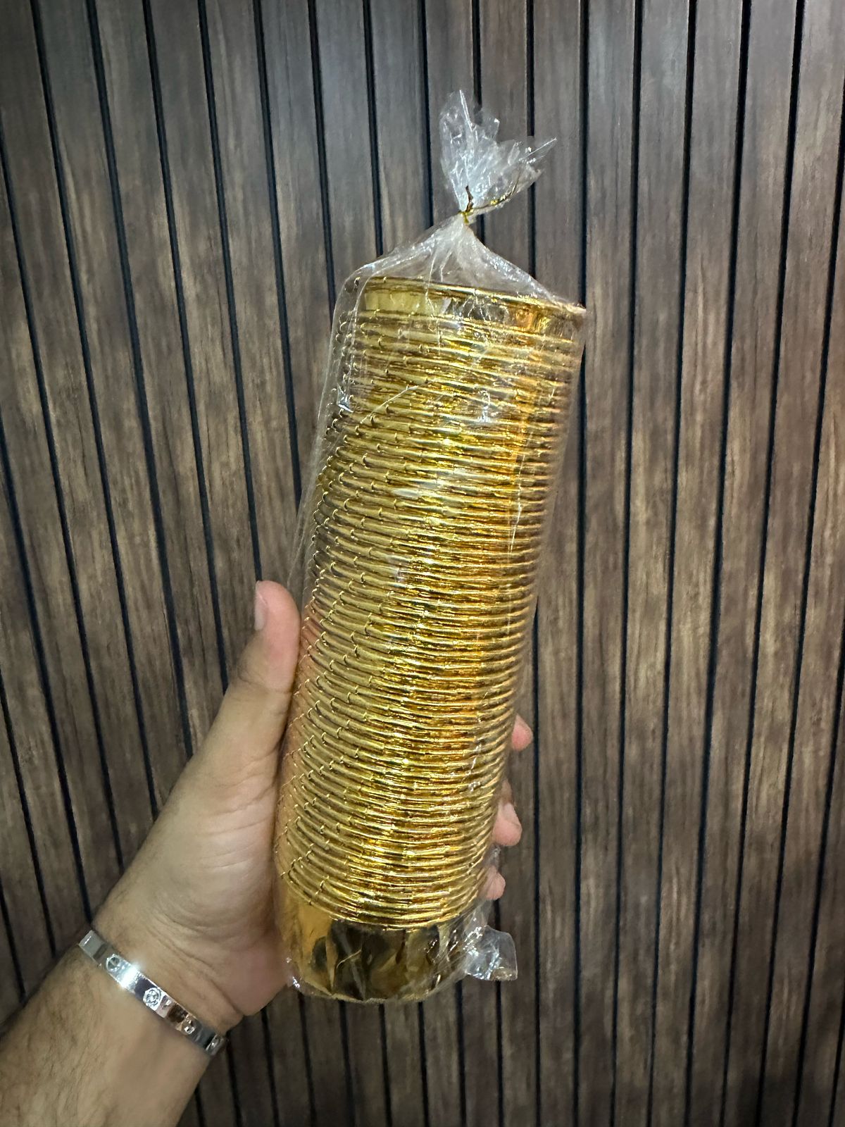 Disposable Aluminum  Ice Cream Cupcake Baking Cups 50 Pcs