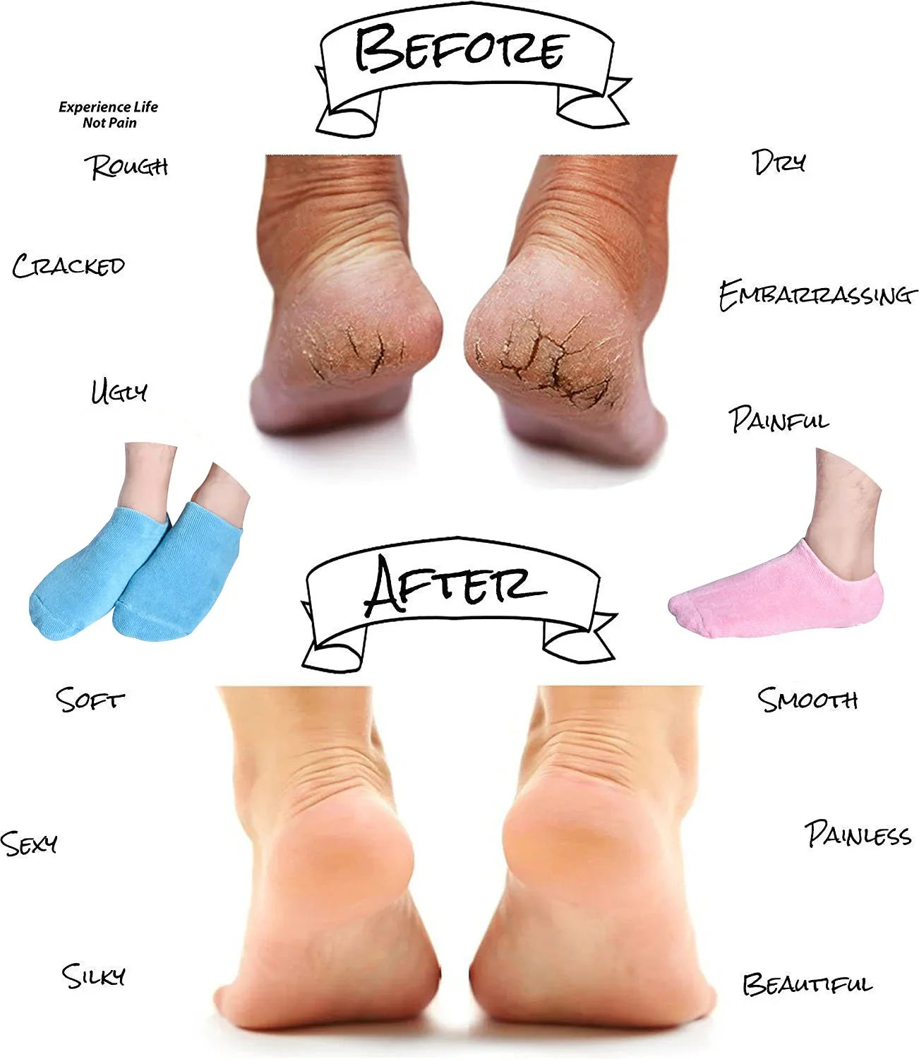 Moisturizing Spa Gel Socks ( Hot Selling )