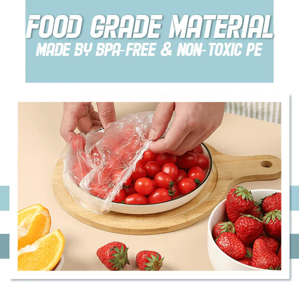 Reusable Elastic Food Storage Covers (100 PCS)