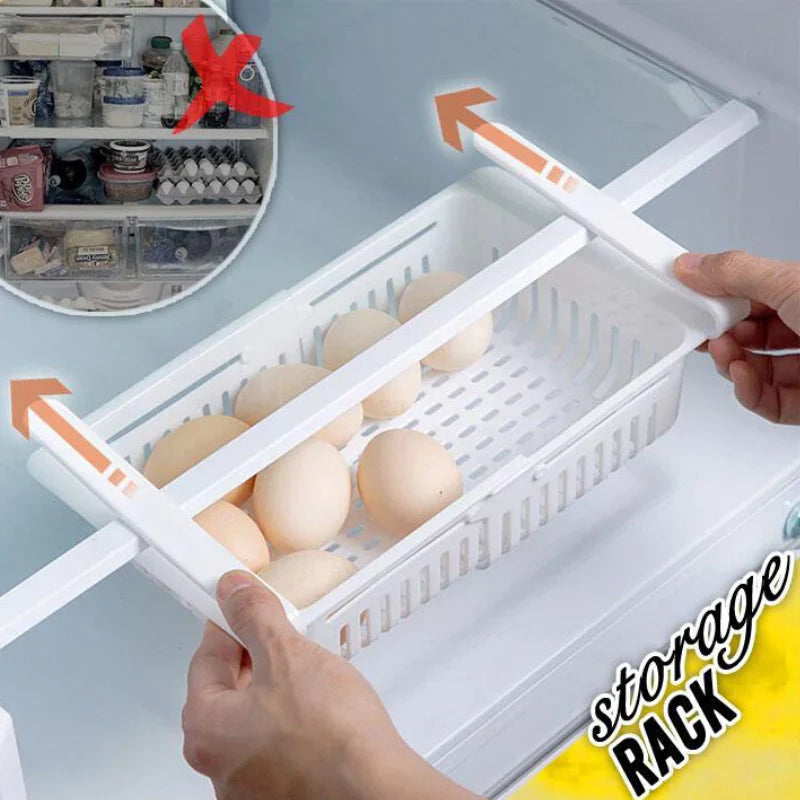 Adjustable Fridge Storage Basket