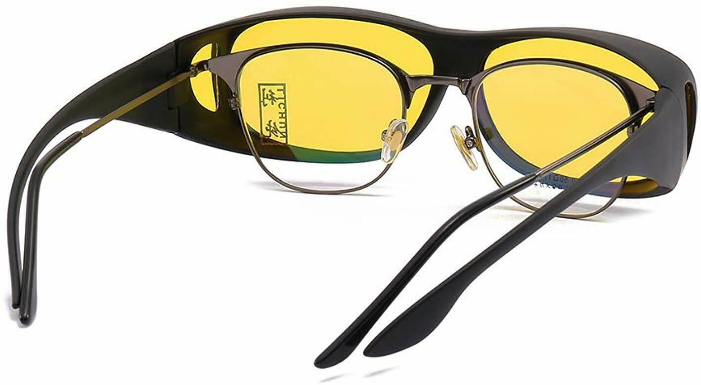 HD VISION DAY AND NIGHT DRIVING GLASSES (Pack of 2)