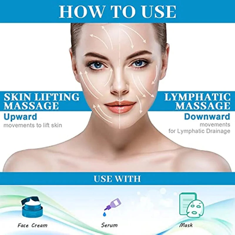 Beauty Face Crystal Ice Ball Facial Massager