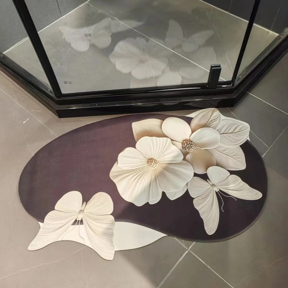 FlowerFusion 3D Floor Mat ( Big Size )